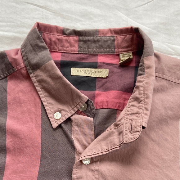 Burberry Brit Button Up Long Sleeve Shirt, Men’s Size Large - Picture 3 of 12